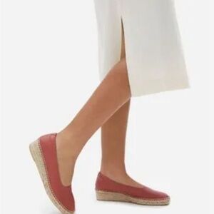 NWOT Everlane Leather Espadrilles Size 8.5